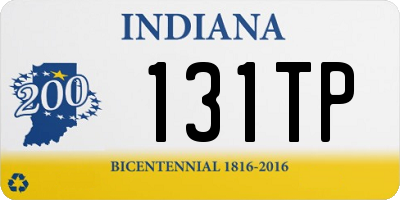 IN license plate 131TP