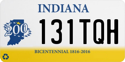 IN license plate 131TQH
