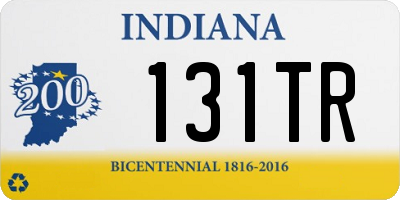 IN license plate 131TR