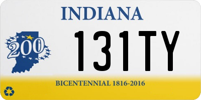 IN license plate 131TY