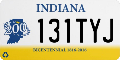 IN license plate 131TYJ