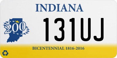 IN license plate 131UJ