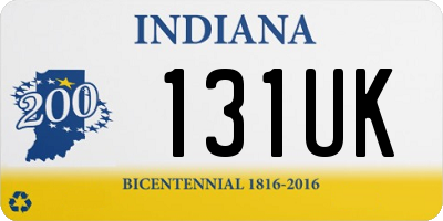 IN license plate 131UK