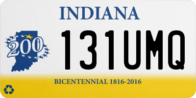 IN license plate 131UMQ
