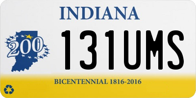 IN license plate 131UMS