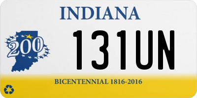 IN license plate 131UN
