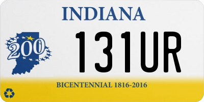 IN license plate 131UR