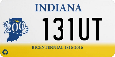 IN license plate 131UT