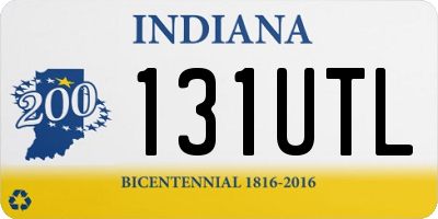 IN license plate 131UTL