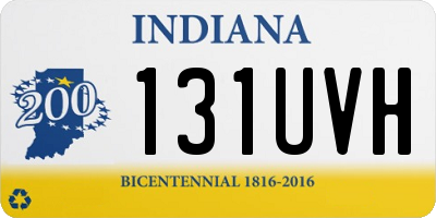 IN license plate 131UVH