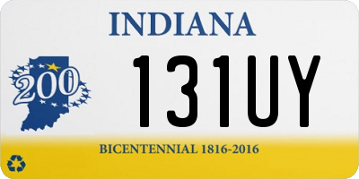 IN license plate 131UY