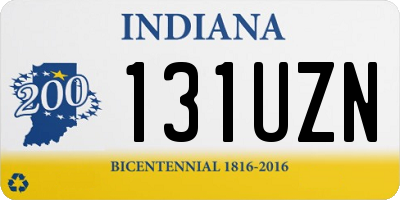 IN license plate 131UZN