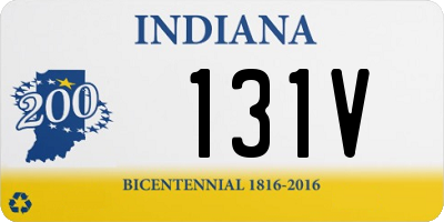 IN license plate 131V