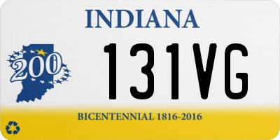 IN license plate 131VG