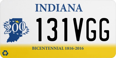 IN license plate 131VGG