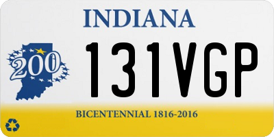 IN license plate 131VGP