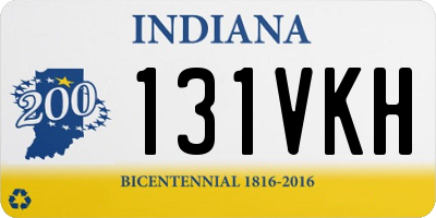 IN license plate 131VKH