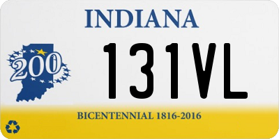 IN license plate 131VL