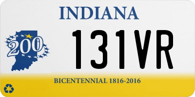 IN license plate 131VR