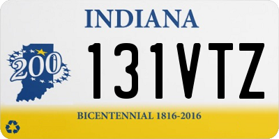 IN license plate 131VTZ