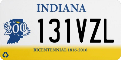 IN license plate 131VZL