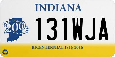 IN license plate 131WJA