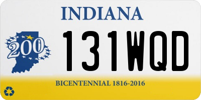 IN license plate 131WQD