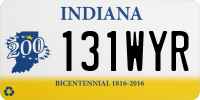 IN license plate 131WYR