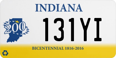 IN license plate 131YI