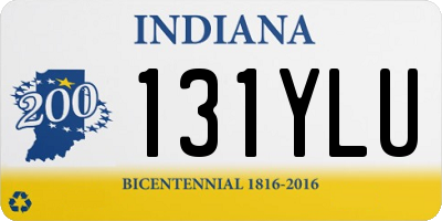 IN license plate 131YLU