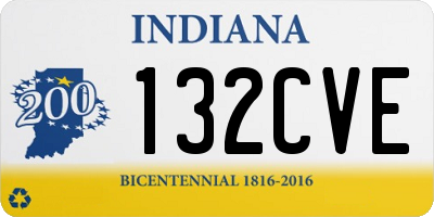 IN license plate 132CVE