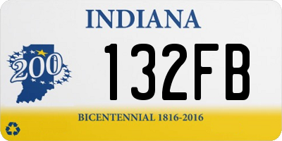 IN license plate 132FB