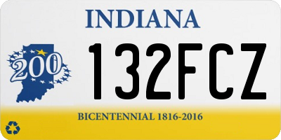 IN license plate 132FCZ