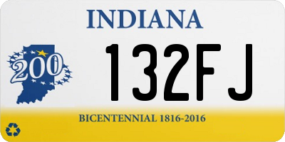 IN license plate 132FJ