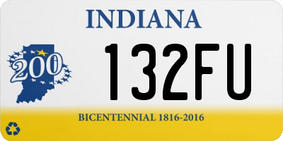 IN license plate 132FU