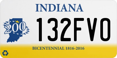 IN license plate 132FVO