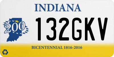 IN license plate 132GKV