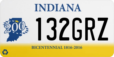 IN license plate 132GRZ