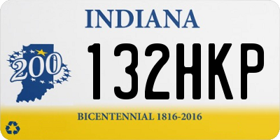 IN license plate 132HKP