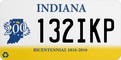IN license plate 132IKP