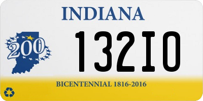 IN license plate 132IO