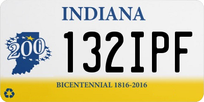 IN license plate 132IPF