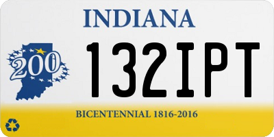 IN license plate 132IPT
