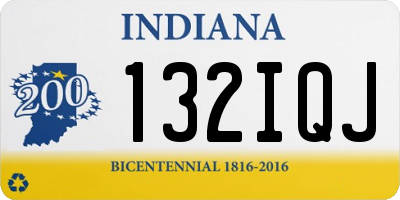 IN license plate 132IQJ