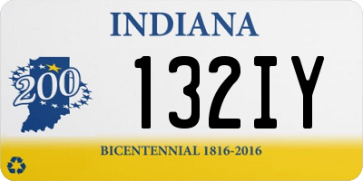 IN license plate 132IY