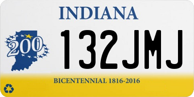 IN license plate 132JMJ