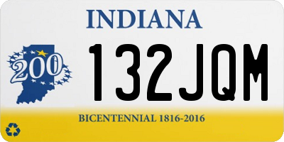 IN license plate 132JQM