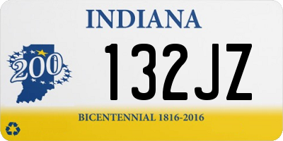 IN license plate 132JZ