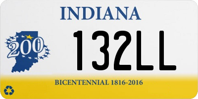 IN license plate 132LL