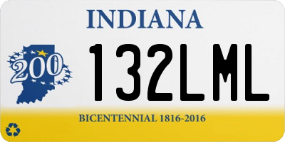 IN license plate 132LML